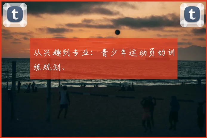 从兴趣到专业:青少年运动员的训练规划。